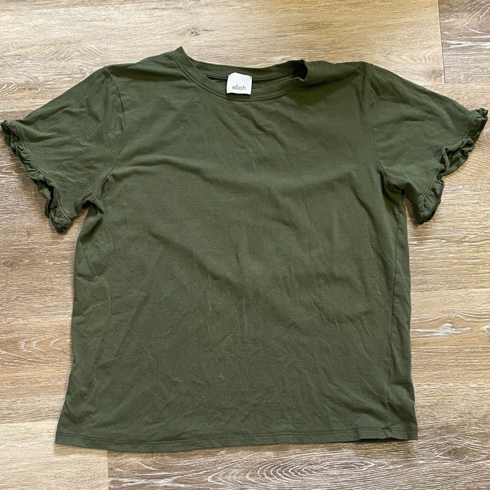Olive Green Women's Maternity Top